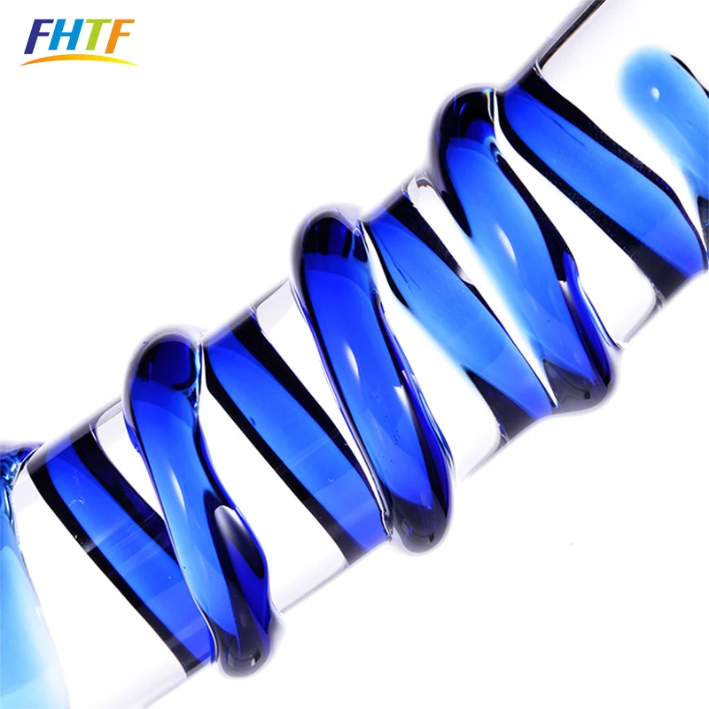 Adult Sex Toys Anal vaginal plug Penis Glass Dildo for Female Masturbation