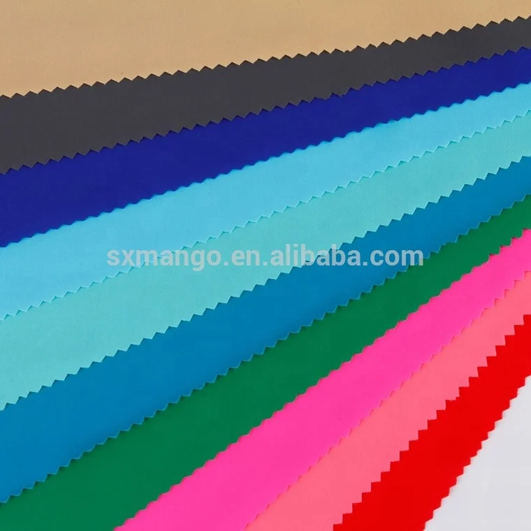 plain dyed wholesale waterproof ripstop 82 nylon 18 spandex fabric