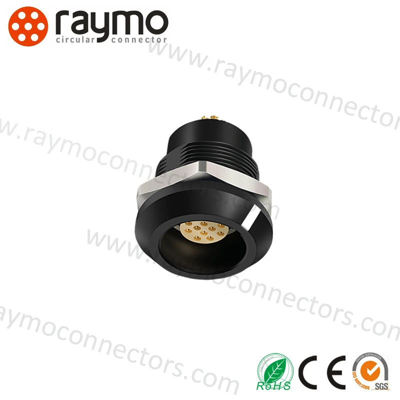 K series IP68 waterproof 2K 12pin  circular metal push pull connector HGG.2K.312.CLL