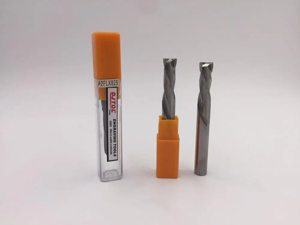 DJTOL спиральные биты с двумя канавками вверх и вниз