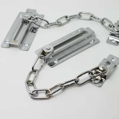 Metal Steel Door Chain Guard Safety Security Bolt For Hotel