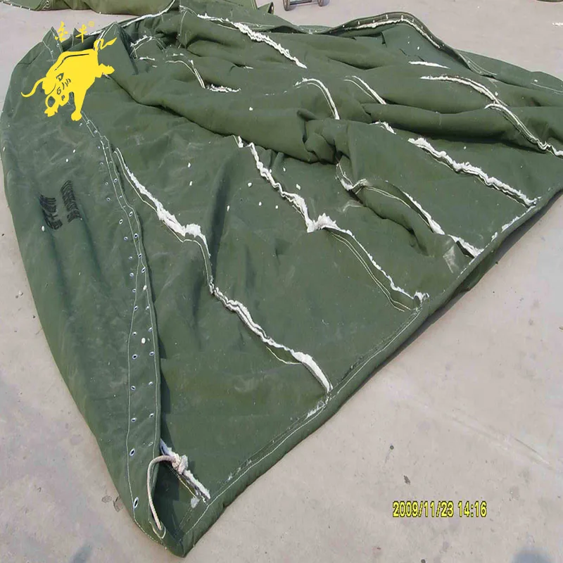 Canvas coat heat-insulated cover used for concrete mixer truck drum winter coat