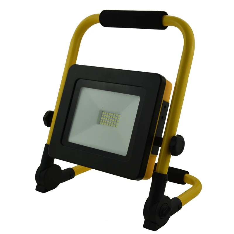 
TUV GS approval slim ip65 waterproof outdoor foldable 10W 20W rechargeable led flood light Lamp 