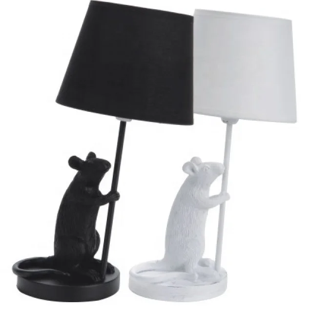 indoor animal mouse  resin table lamp and table light shade