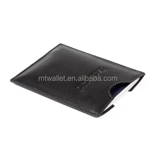 OEM ODM Custom Fashion Design Passport Holder Custom Journal Travel Passport Sleeve Leather Passport Holder