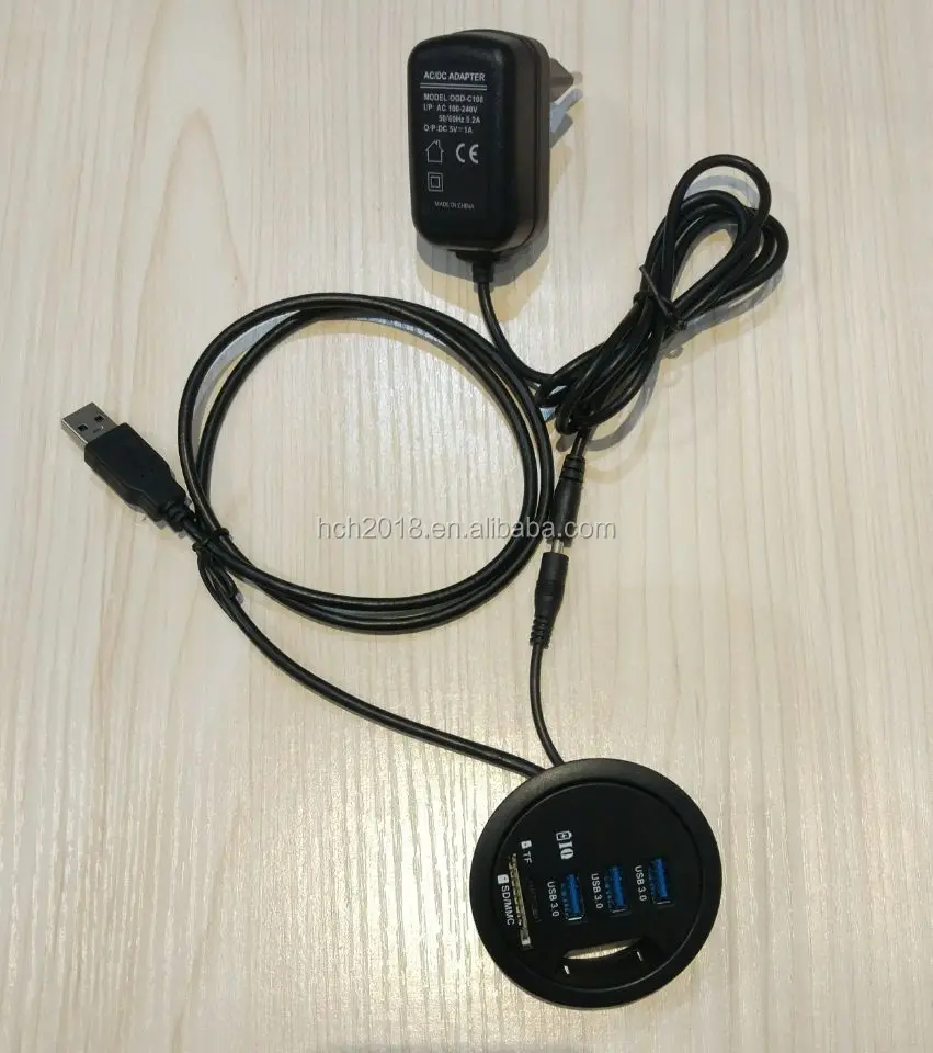 dustproof desk USB cable grommet