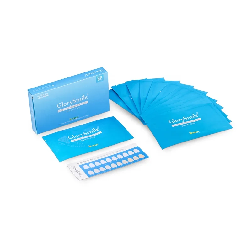 
CE Approved Teeth Whitening Products Tooth Bleaching Non Peroxide 3D Advanced Teeth Whitening Strips Private Label 