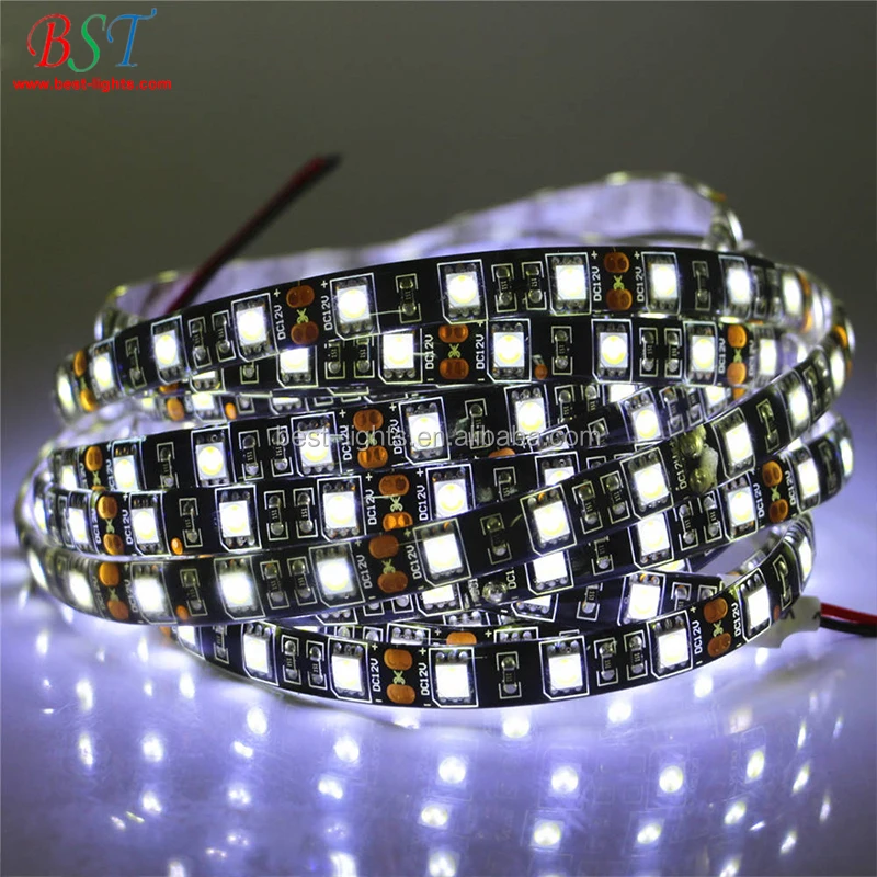 BLACK PCB BOARD 5050 LED STRIP RGB DC 12V 5M 60LED/M 300 LEDS SMD IP65 WATERPROOF FLEXIBLE LIGHT STRIPS