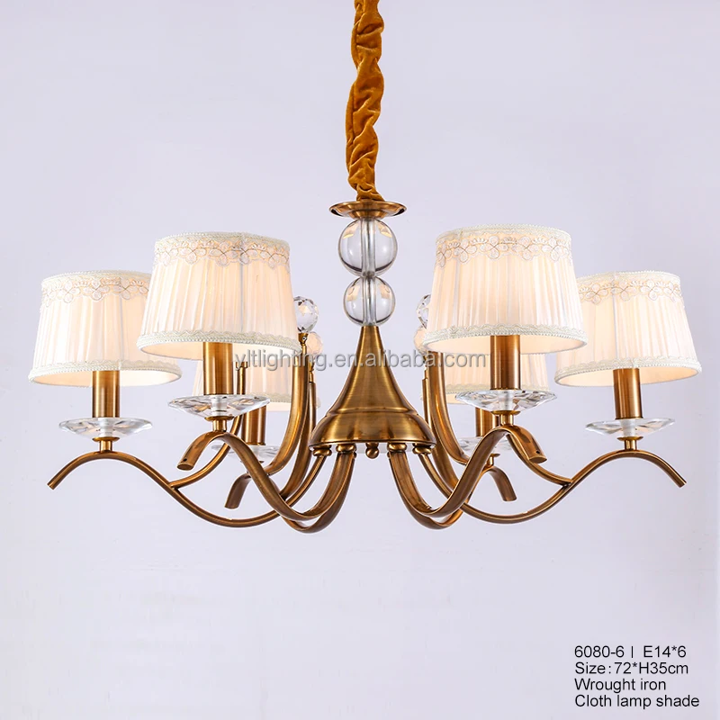 American Country European Palace Style Pendant Lights Classical Luxury Iron Lamp Customizd Vintage Lamp Hanging Light Chandelier