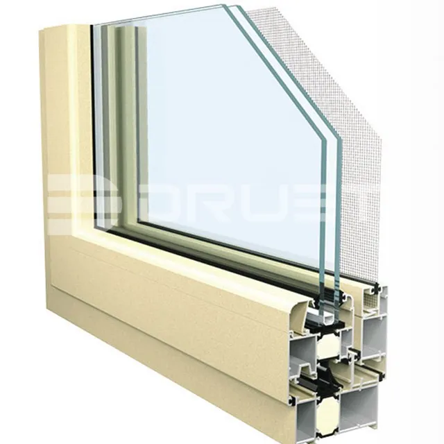 Custom size aluminum channel window and door frame profile