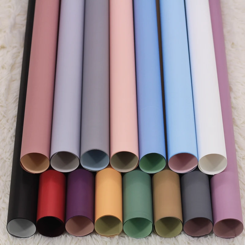 Double sides Different Color Printed Valentine Day Gifts Bouquet florist Wrapping Paper