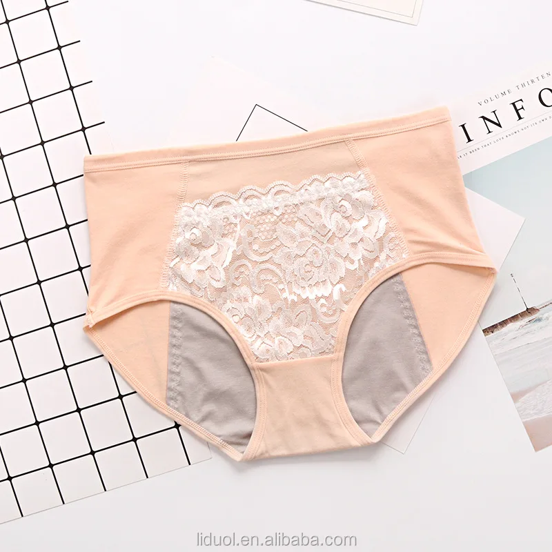 nk125 girl thread sexy lace panty period leak prevention cotton physiological menstrual period women underwear