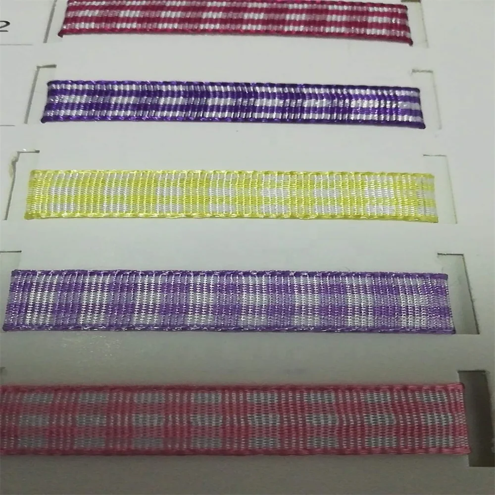 Printed Technics Single Face Style Tartan Plaid Ribbon