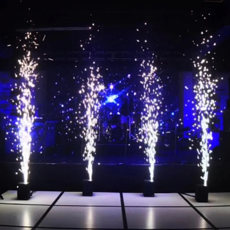 DMX Stage Electric Spark Cold Firework Fountain Machine For Effect Equipment