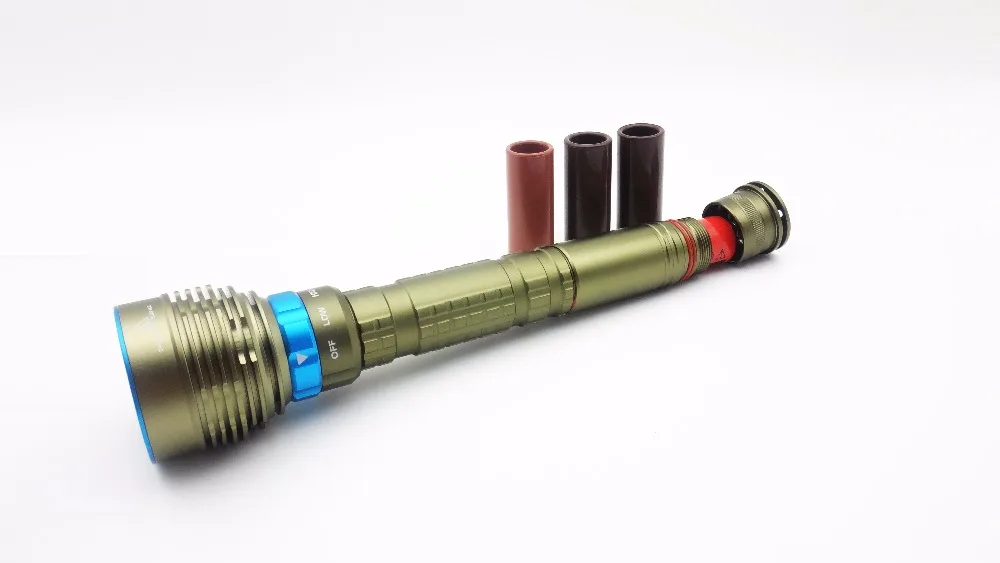 Severe Cold 14000 Lumen 7*XML T6 LED Diving Flashlight Torch Underwater 200M Waterproof LED Flash Light Lantern Torch