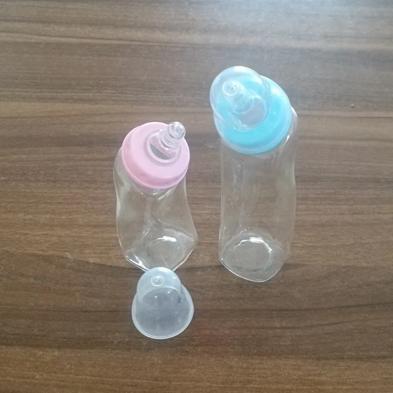 Custom Best Quality Class Square Glass Milk Bottle/Baby Milk Bottle/Glass Milk Bottle for 2022 Baby Feeding Marketing