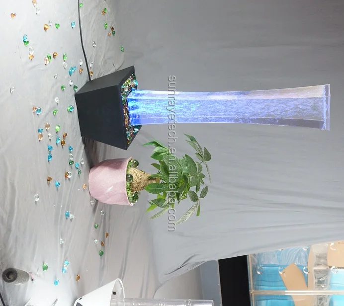 
28*28*105cm LED water bubble square column deco for home office hotel restaurant holiday show 