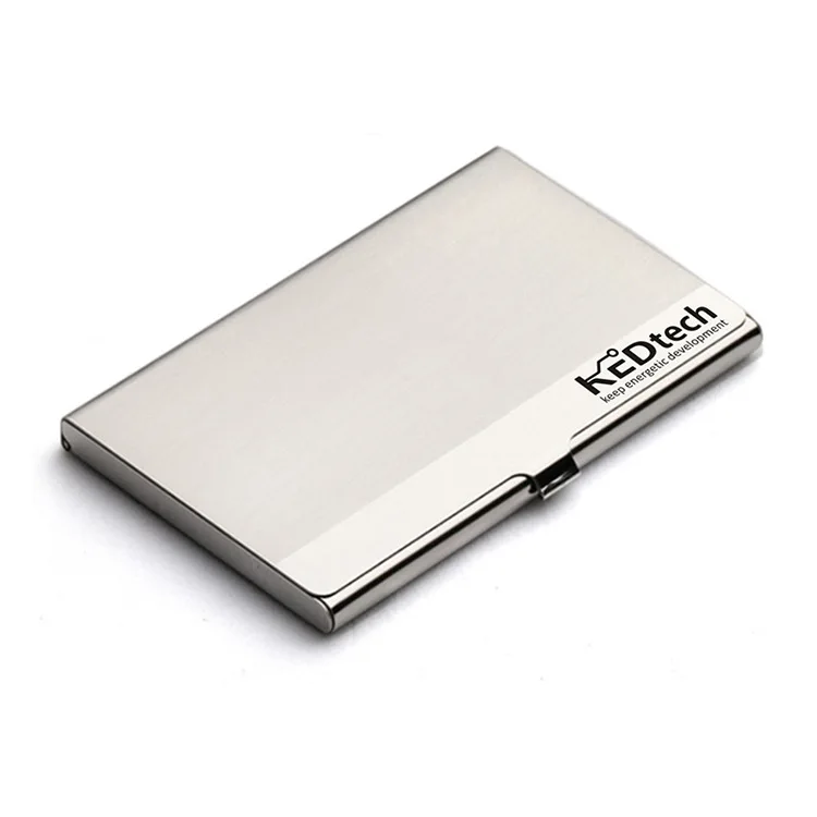 Blank Metal Business Card Holder Case