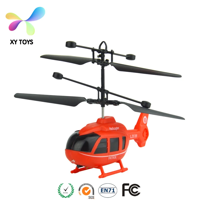
XY-503 China Flying Mini RC Infrared Induction Aircraft Helicopter Toy with Flashing Light 