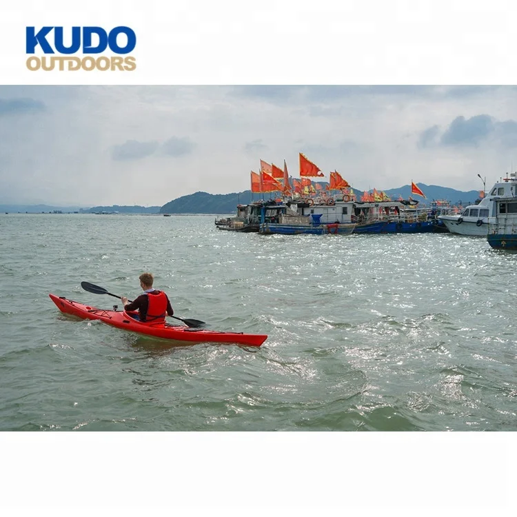 Designed In Norway Produced by KUDO Three Layer Sandwich Construction HDPE Sea Kayak with good stability