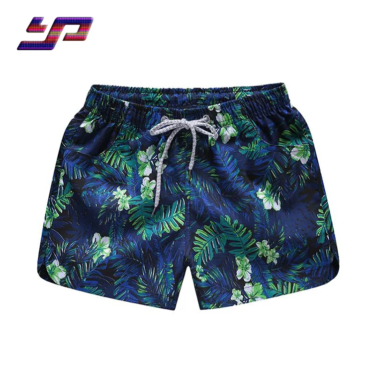 High quality 4 way stretch sportswear swim beach board trunks pants for men beach clothes