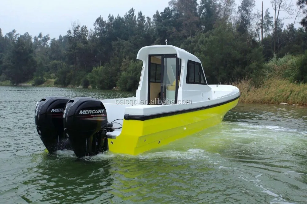  2016 Новая лодка для рыбалки PANGA BOAT 30C (лодка FRP с кабиной