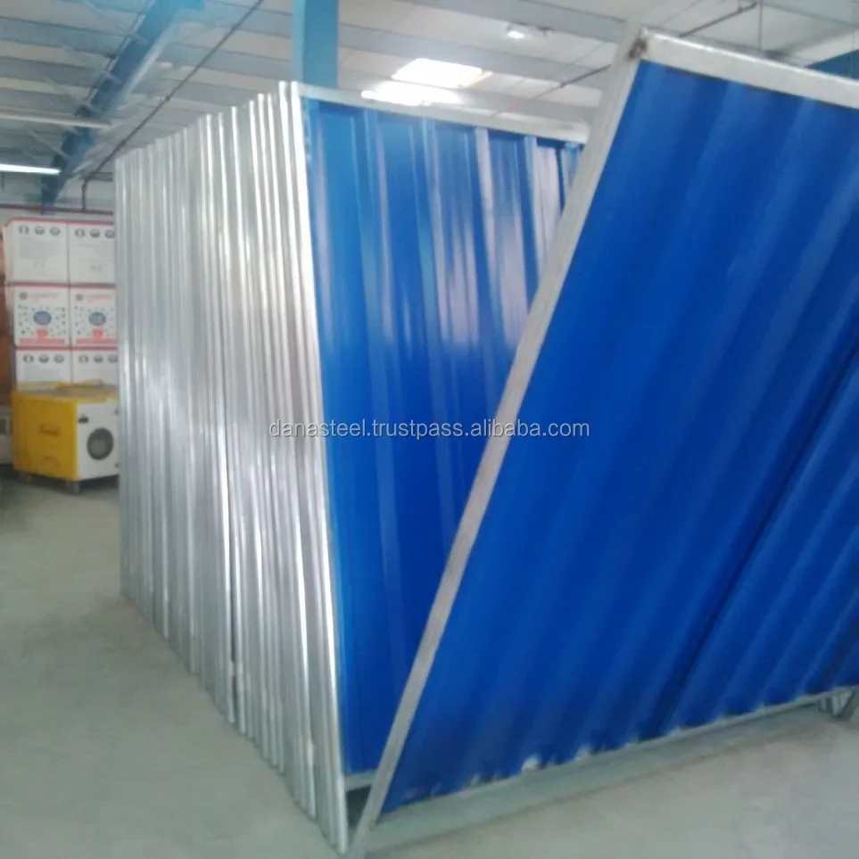 Single Skin Corrugated Sheet Panels for fencing
