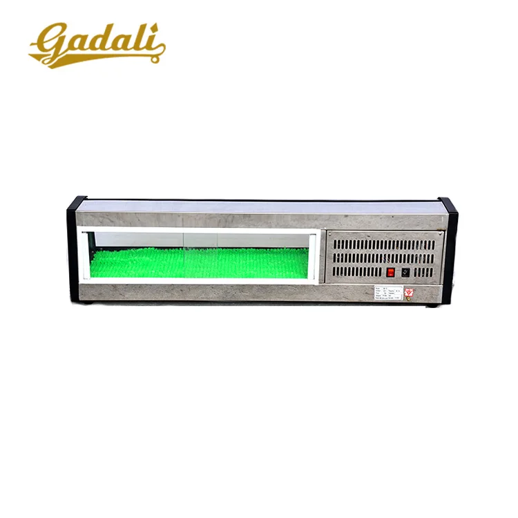 Restaurant Used Sushi Refrigerated Display Case,Sushi Cooler Counter Top Display