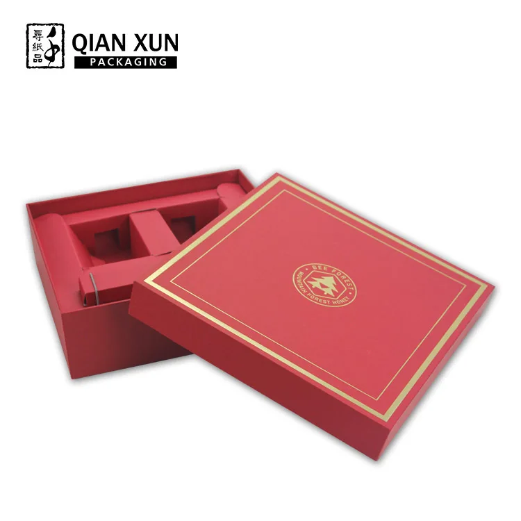
Luxury Hot Selling Custom Lid and Base Packaging Paper Box with Foam Inside 