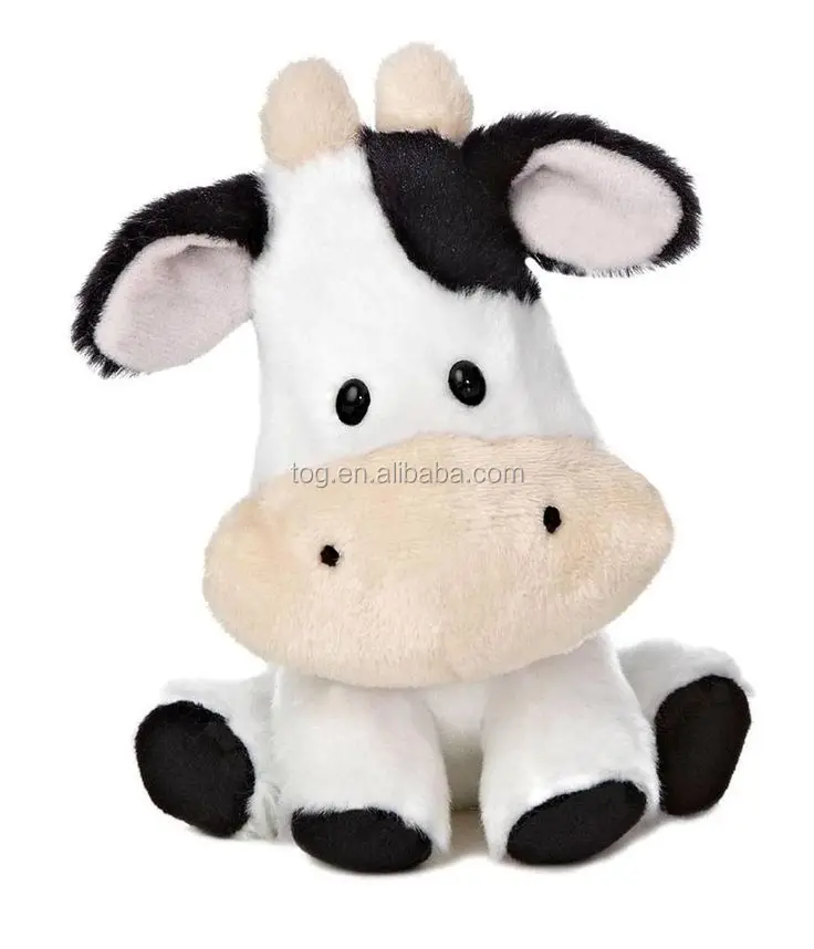 TOG Hot Sale OEM Wholesale Farm Animal Soft Baby Toy Stuffed Animal Plush Cow