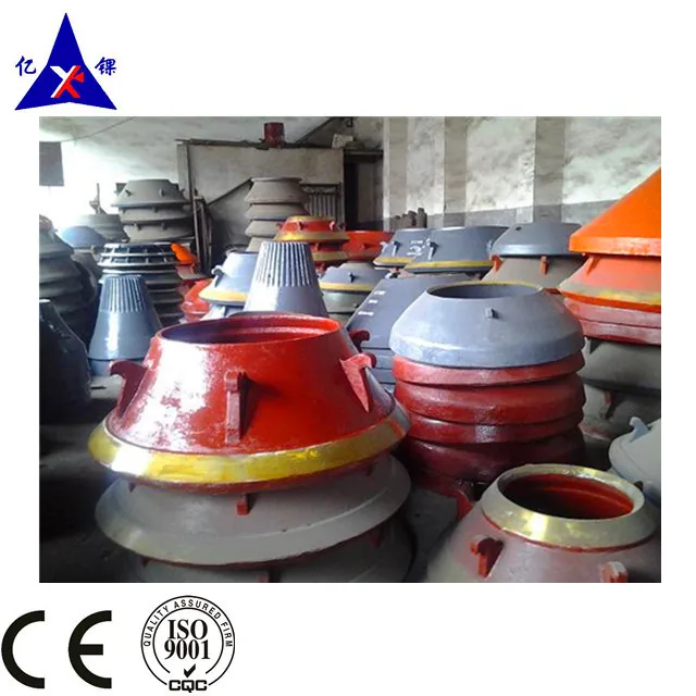 cone crusher  spare wear parts mantle and concave spare parts for Hydraulic Cone Crusher(DY) shanbao DY560 DY675