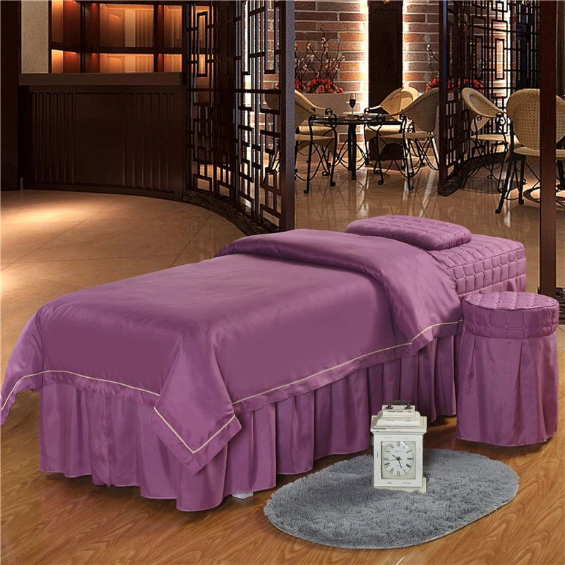 brushed 100% micro polyester pressure massage bedding sheet duvet cover set