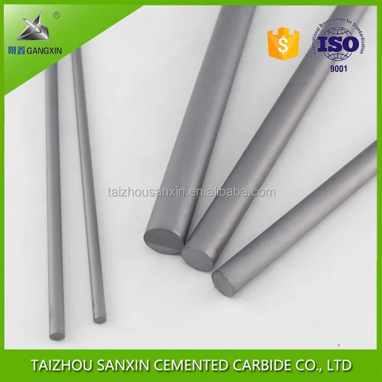 Manufacturer stock blank solid tungsten carbide round bar for cutting tool sanxin