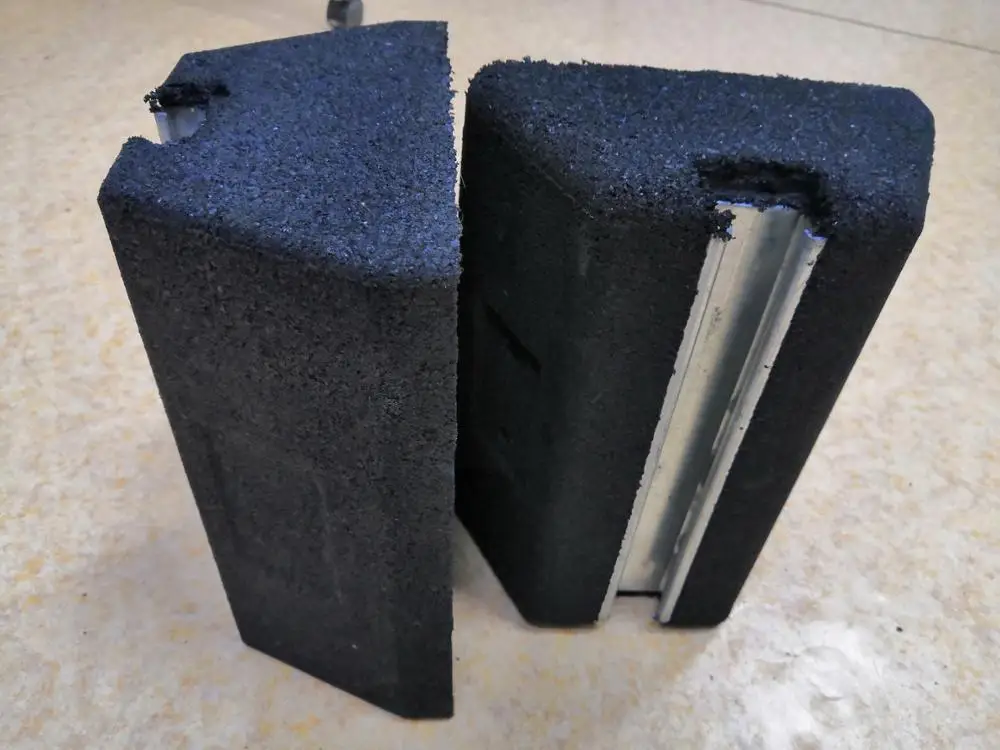 All size recycled rubber big foot/rubber base/rubber tiles