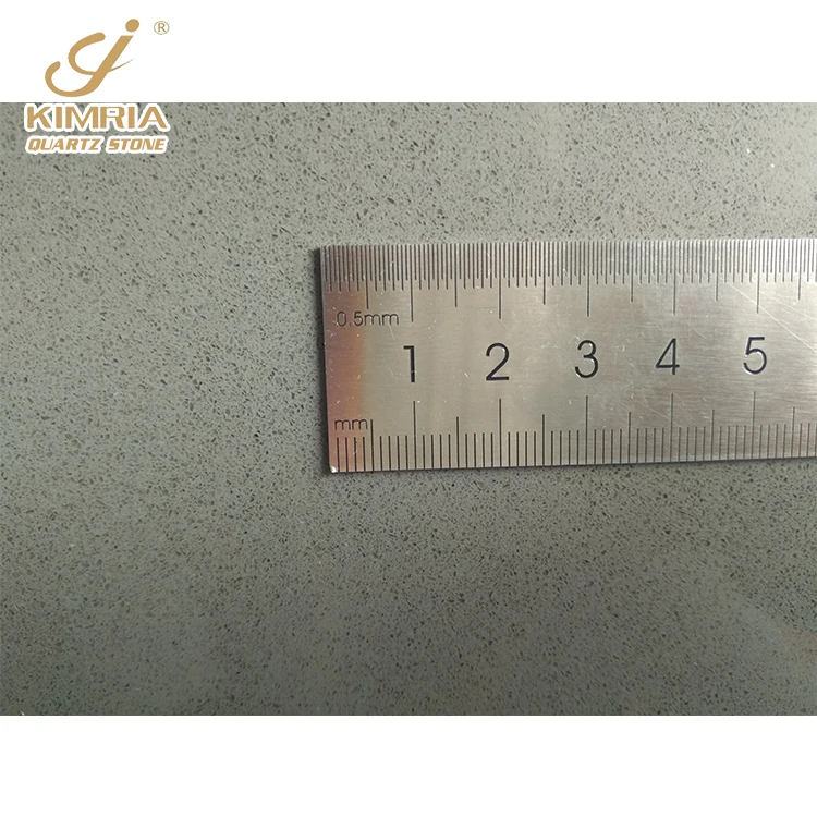 Composite granite / galaxy grey artificial quartz stone slab pure grey quartz countertop kitchen island table top worktops