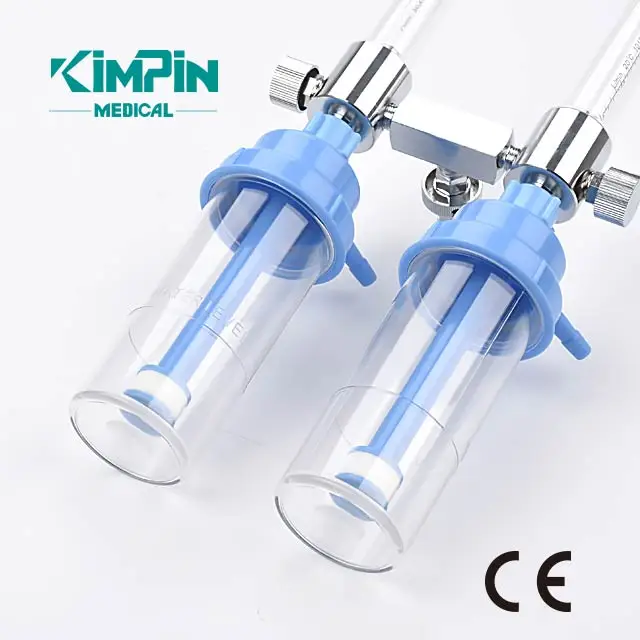 
Oxygen Inhaler System As Oxygen Flowmeter With Humidifier 