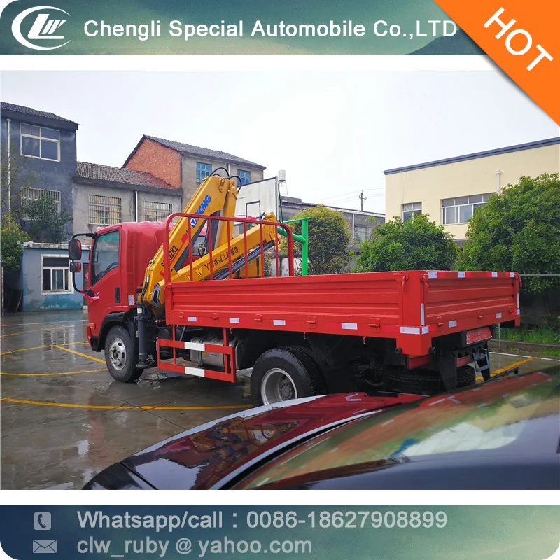 Грузовик с складной стрелой 3 тонны