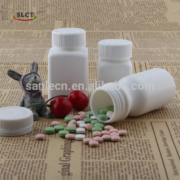 100ml hdpe пластиковые бутылки таблетки