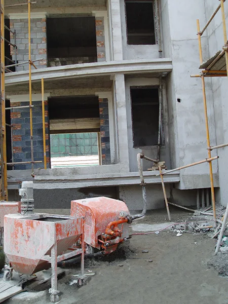 6 m3/h Double pistons hydraulic cement mortar pump with compact structure factory price