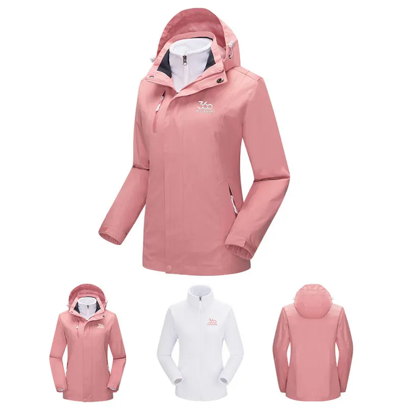 
Custom Women Outdoor Hiking Jackets Waterproof Windbreaker Ski Jackets Women Breathable 