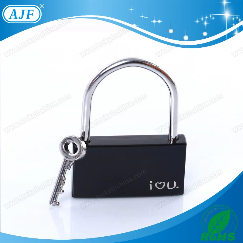 2016 новый стиль черный квадрат любовь замок с ключом