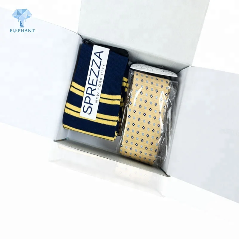 Custom Made Fancy Design Low Price Foldable Square Socks Box Packaging