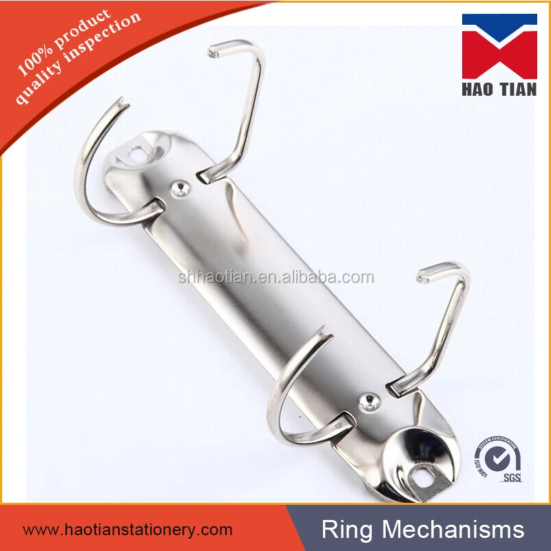 
stationary clip nickel metal 2 ring binder clip, a5 2 ring binder, 2 ring binder mechanisms in clips 