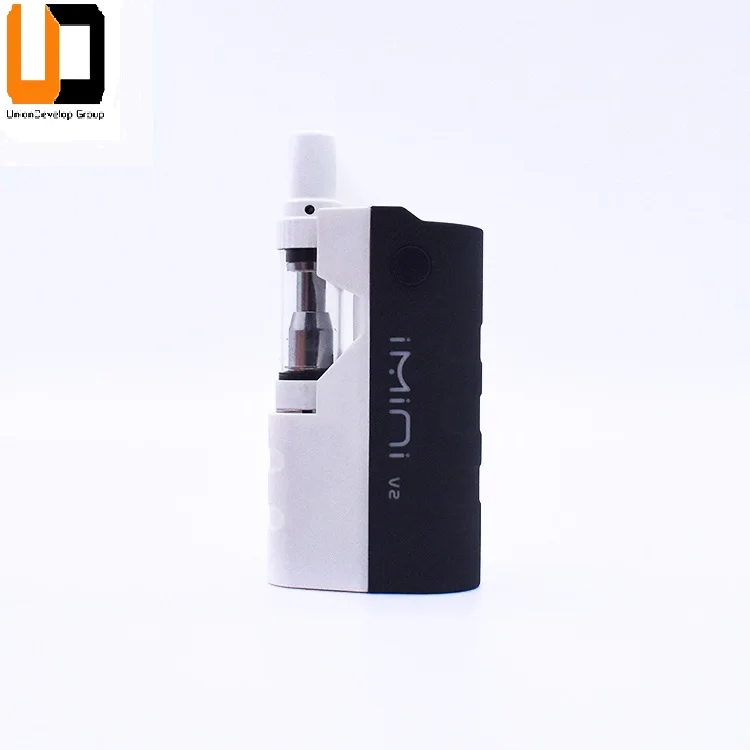 Mini Vape Mod 510 Thread Small Ceramic Glass Cartridge 500mAh Battery Preheat Rechargeable CBD Vape V1 Imini Mod