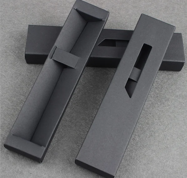Custom Black Paper Box with Nice Design Packaging for Pens