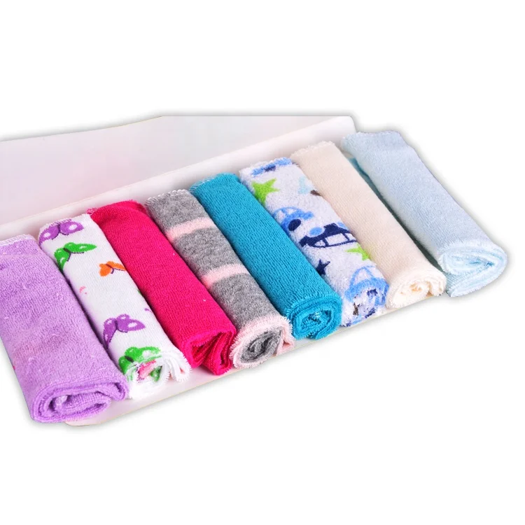 Redkite 8 pieces soft comfortable skin bath toddler organic baby washcloths