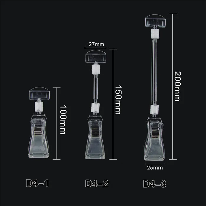 Рекламный Супермаркет Магазин Горячей продажи Пластиковые ПОП-Клип