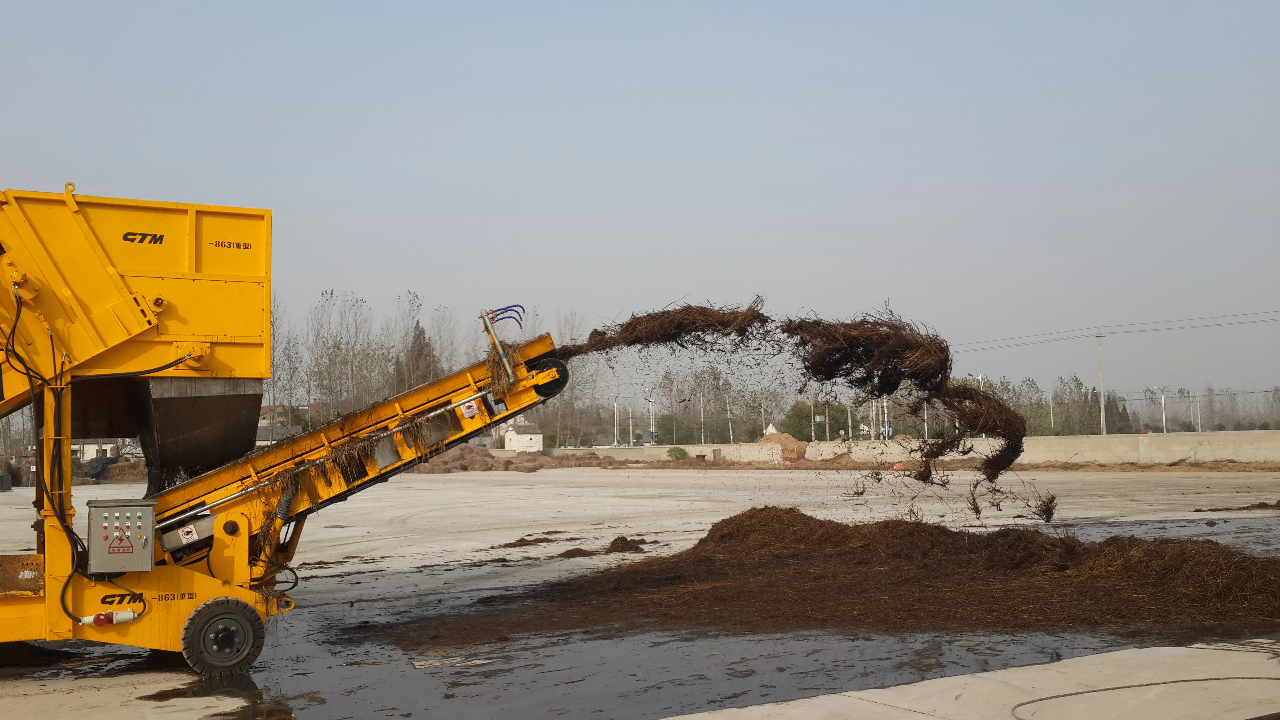 mushroom farm bunker filler compost filling machine white button mushroom farm equipment