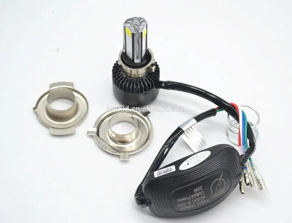 RTD M:02X H4/S2 35 Вт 3500LM Светодиодная лампа фары с синими DRL дневные ходовые огни для