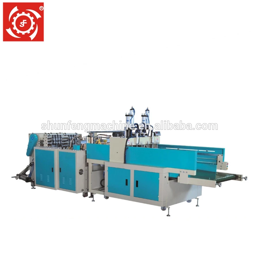 Biodegradable Polypropylene Polythene T-shirt Shopping Plastic Bag Making Machine
